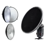 Godox Beauty Dish with Grid for WITSTRO AD200 AD-180 AD360 AD-360 II Flash