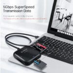⁦ORICO 4 in 1 USB 3.0 Card Reader Flash Multi Memory USB 3.0⁩ - الصورة ⁦5⁩