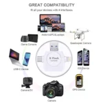 ⁦X Flash Drive 3.0 OTG Smart Card Reader⁩ - الصورة ⁦3⁩