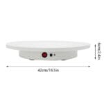 ⁦Turntable 42cm 360 Photo Photography With Remote Control for Prodoct Shows⁩ - الصورة ⁦9⁩