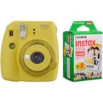 FUJIFILM INSTAX Mini 9 Instant Film Camera with Instant Film Kit (Yellow )