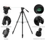 ⁦YUNTENG VCT-999RM Professional Aluminum Alloy Video Tripod⁩ - الصورة ⁦4⁩