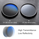 ⁦K&F Concept Classic Series Slim Multicoated Circular Polarizer Filter (62mm)⁩ - الصورة ⁦2⁩